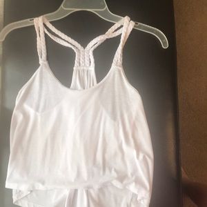White crop top